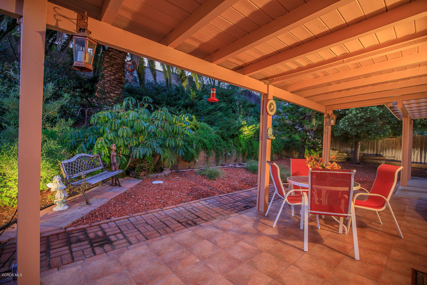 2073 Old Ranch Road Camarillo, CA 93012 - Photo 40 of 47 a backyard of a house with a table and chairs