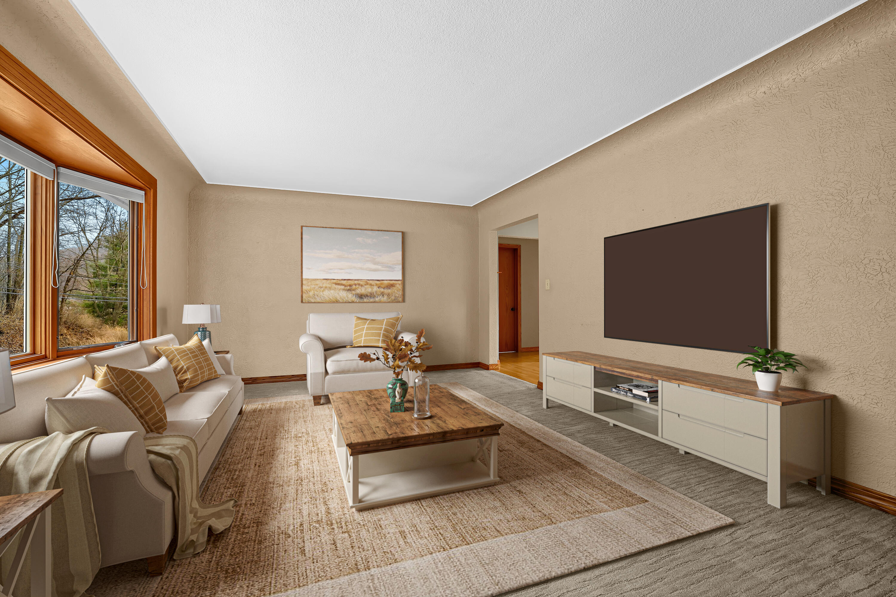 N3359 Miller Road Medary, WI 54601 - Photo 4 of 40 Living room staged