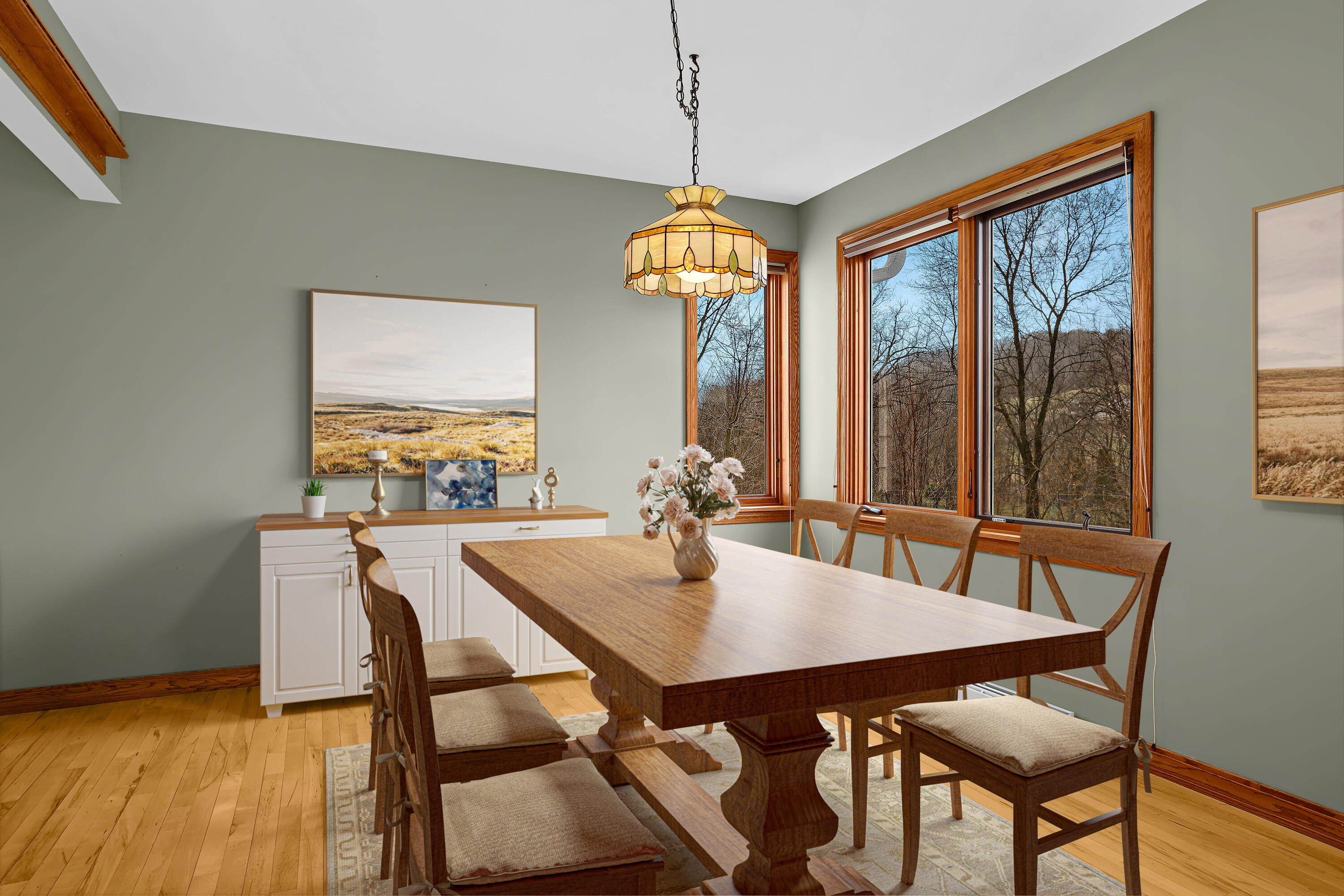 N3359 Miller Road Medary, WI 54601 - Photo 6 of 40 Dining room Staged