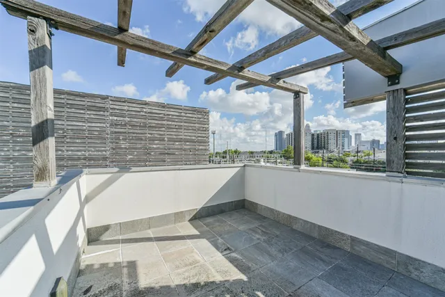 a view of balcony with outdoor seating