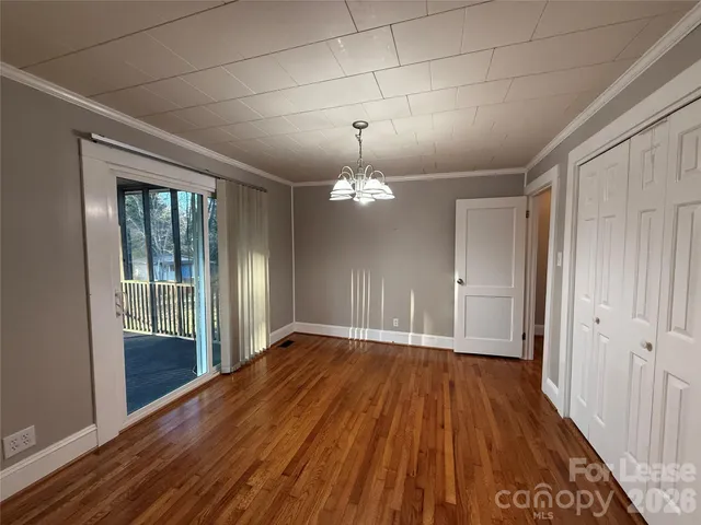 wooden floor in an empty room