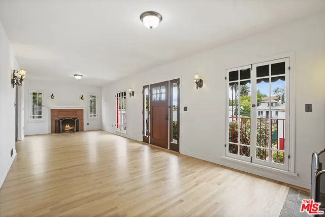 wooden floor in an empty room