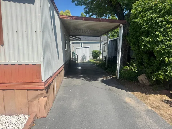 a view of outdoor space and deck