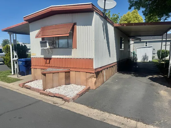 a view of a house with a balcony
