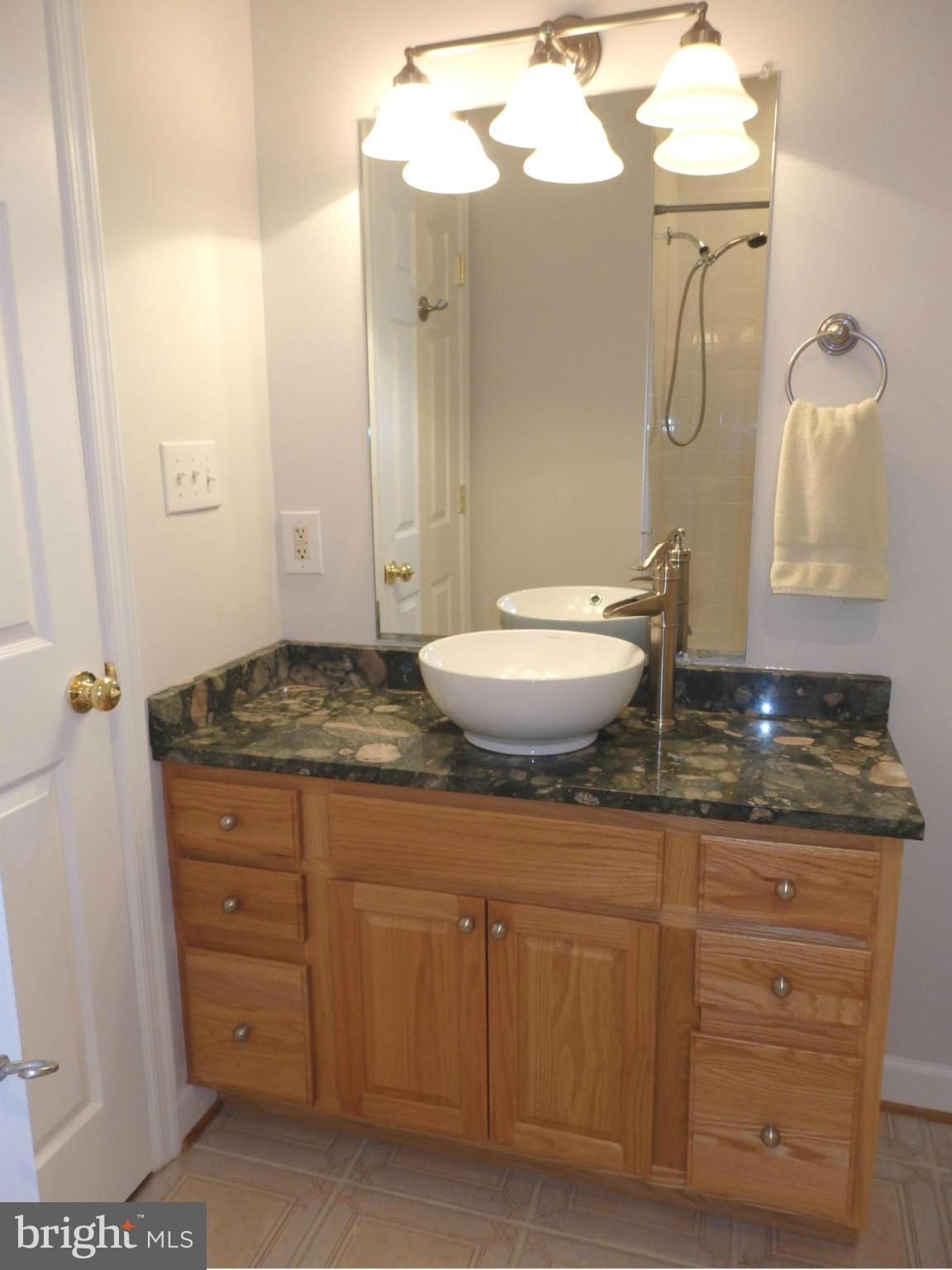 10000 Kelly Road Walkersville, MD 21793 - Photo 19 of 30 Hall bath w/ raised vessel sink and unique faucet