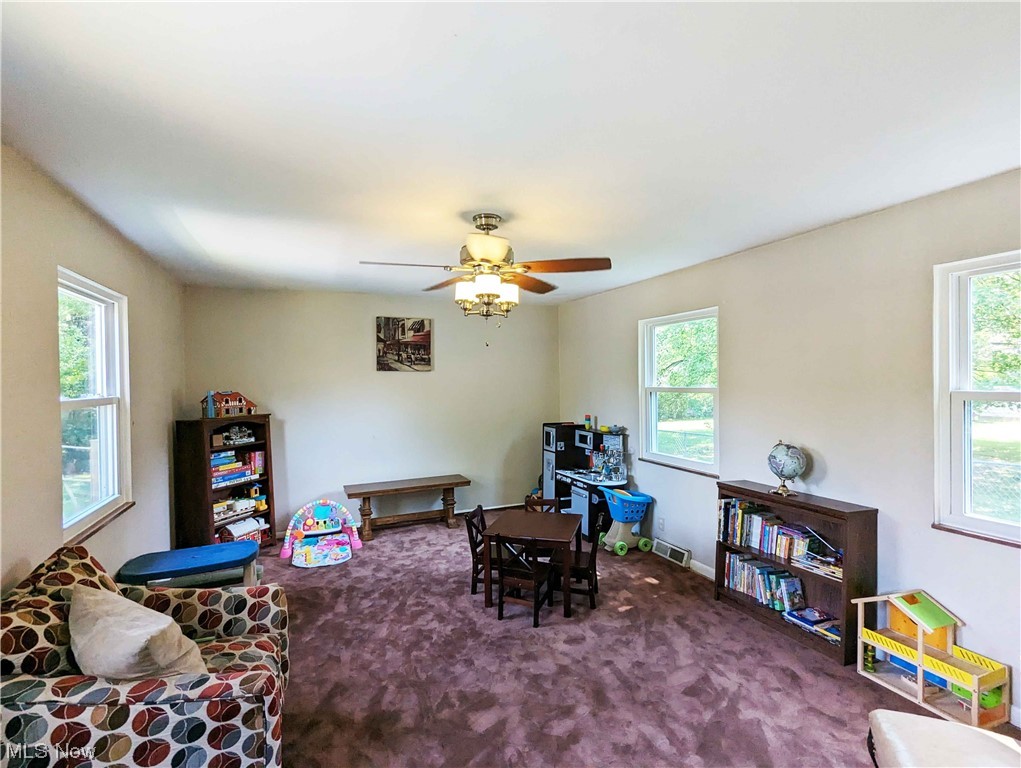 21445 Mastick Road Cleveland, OH 44126 - Photo 7 of 14 Family Room with French Doors to the Dining Room