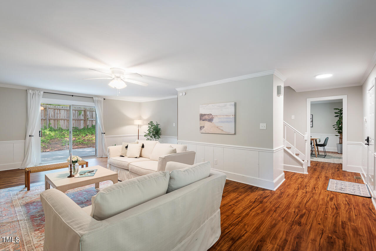 4102 Trotter Ridge Road Durham, NC 27707 - Photo 7 of 41 a living room with furniture and a large window