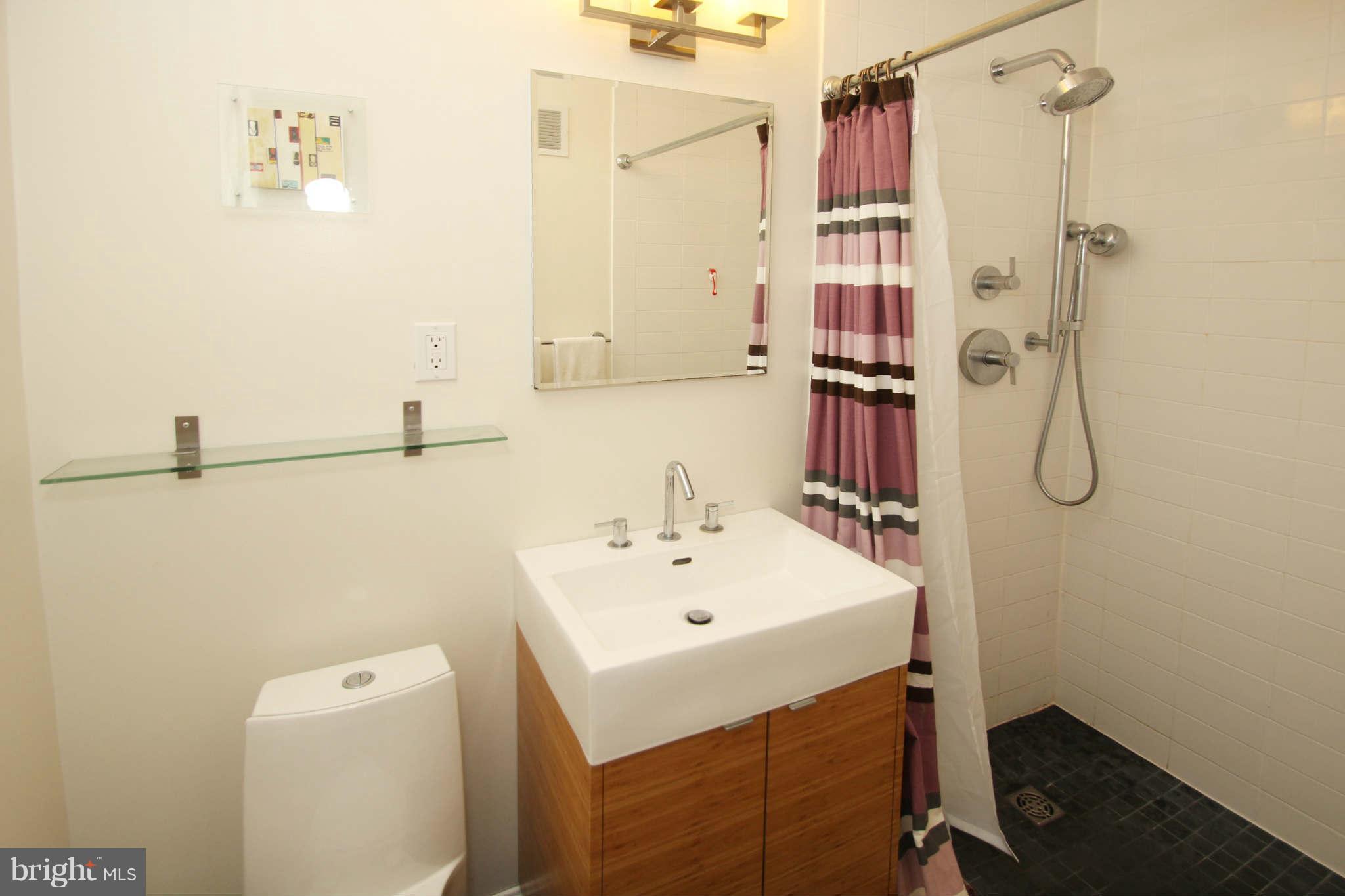 4 Oldham Road Silver Spring, MD 20901 - Photo 16 of 27 a bathroom with a sink a toilet and shower