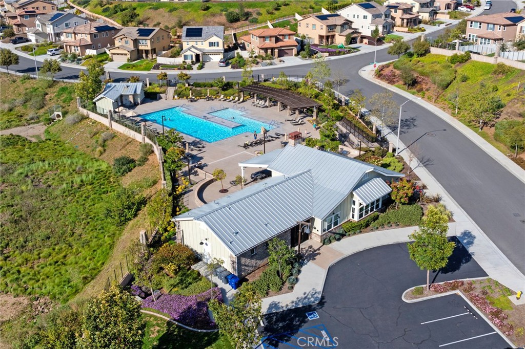 259 Spotted Saddle Way Fallbrook, CA 92028 - Photo 37 of 43 an aerial view of a house with a swimming pool outdoor seating and yard
