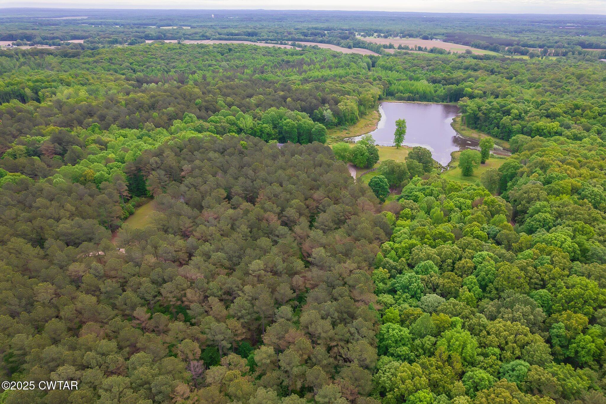 1620 Dry Creek Road Pinson, TN 38366 - Photo 37 of 51 a view of a lush green field with some houses in the background