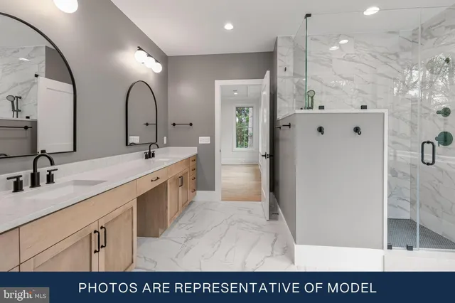 a bathroom with a sink a toilet and a shower