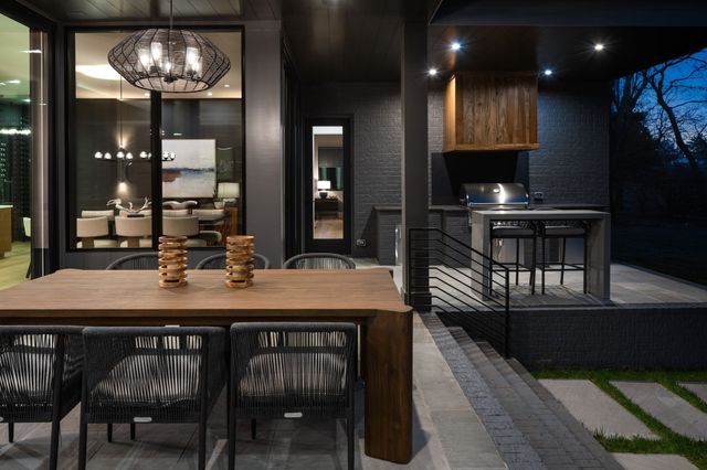 a living room with furniture fireplace and a fireplace