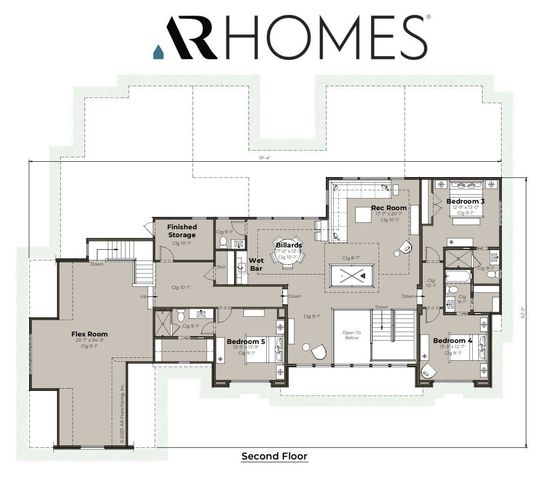 a large building with a yard