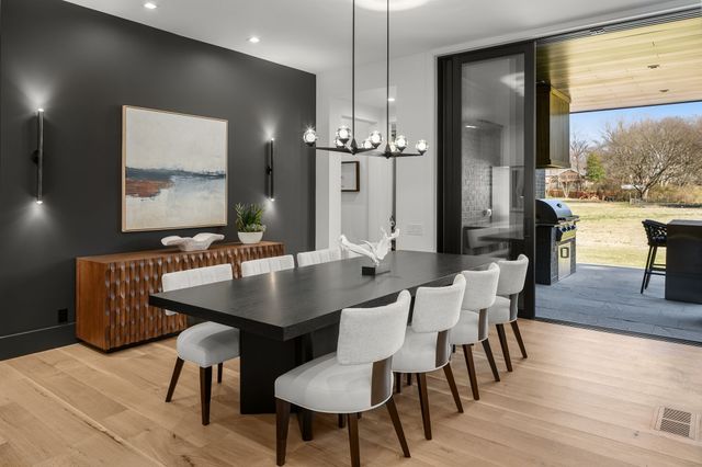 a spacious bedroom with a bed and a couch