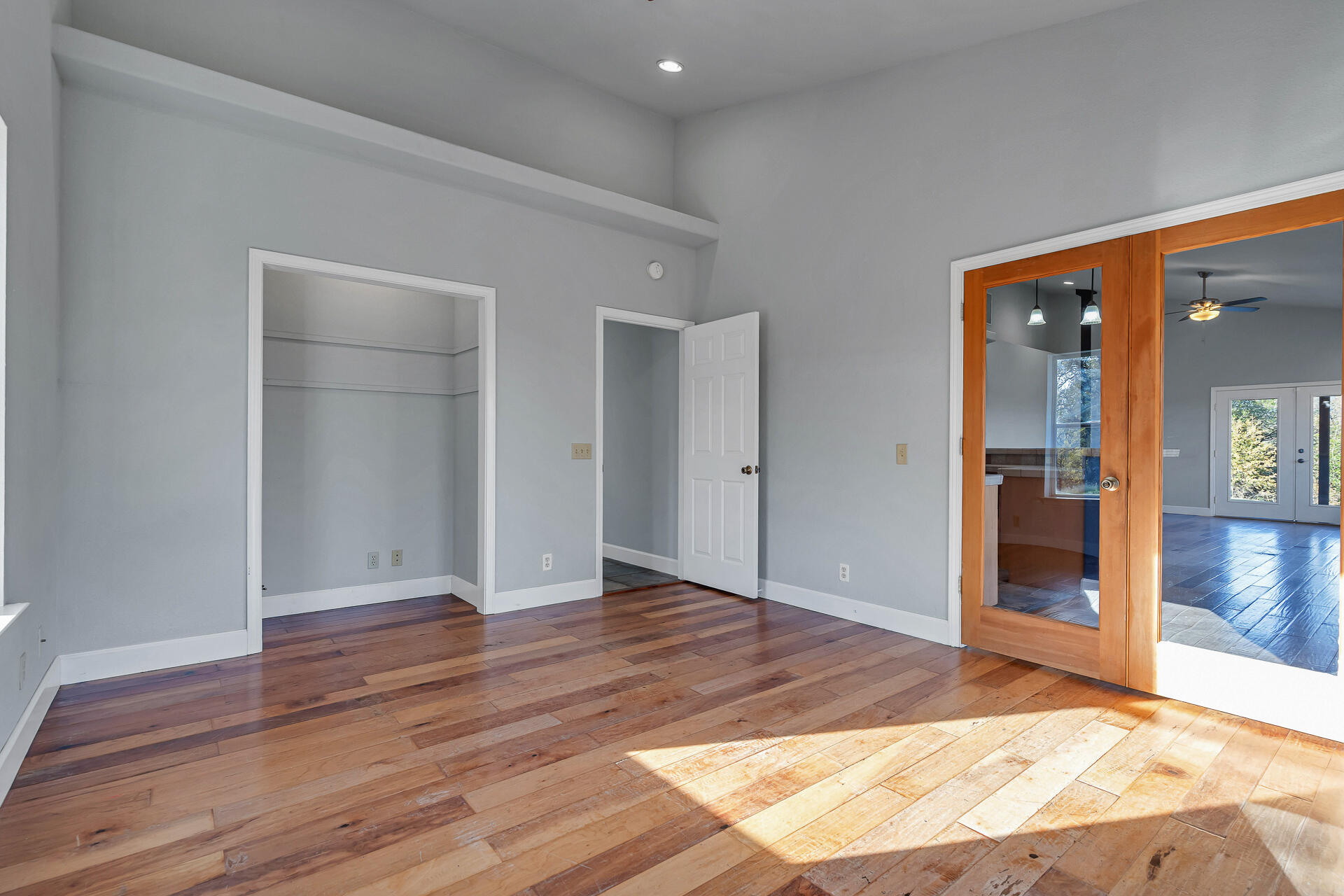 13303 Intermountain Road Redding, CA 96003 - Photo 58 of 64 wooden floor in an empty room with wooden floor