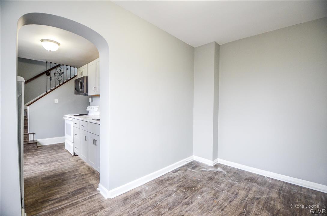 606 Hayes Street Bethlehem, PA 18015 - Photo 3 of 12 a view of hallway with washer and dryer