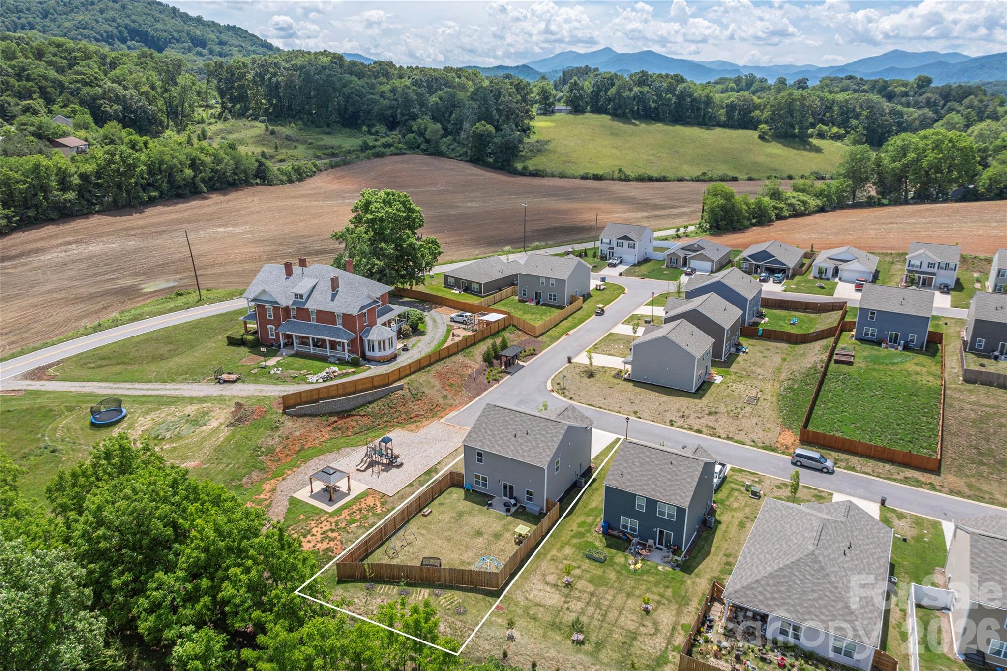 8 Madelyn Drive Clyde, NC 28721 - Photo 36 of 43 an aerial view of a house with outdoor space