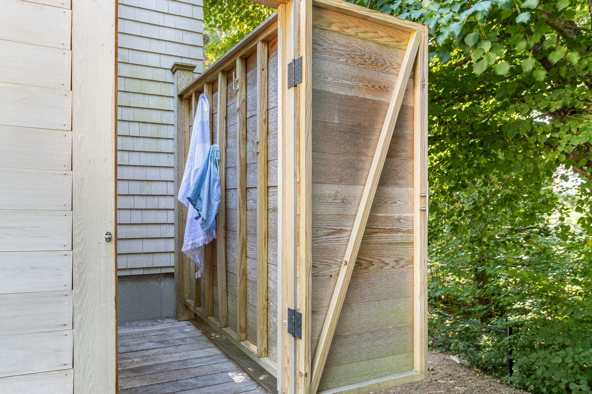 149 Old Stage Road Centerville, MA 02632 - Photo 11 of 69 a view of balcony with wooden floor and stairs