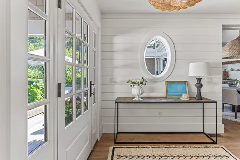 a very nice looking room with a large window