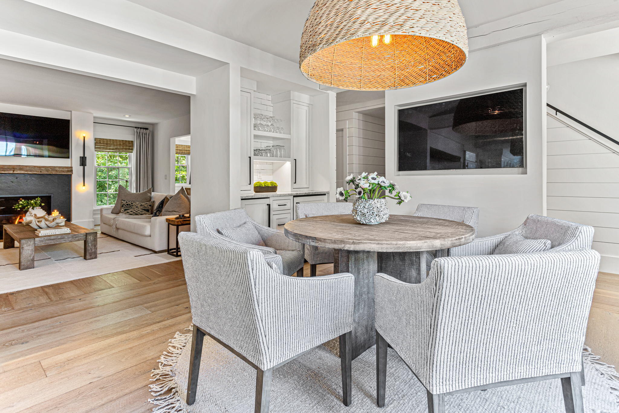 149 Old Stage Road Centerville, MA 02632 - Photo 17 of 69 a view of a dining room with furniture and window