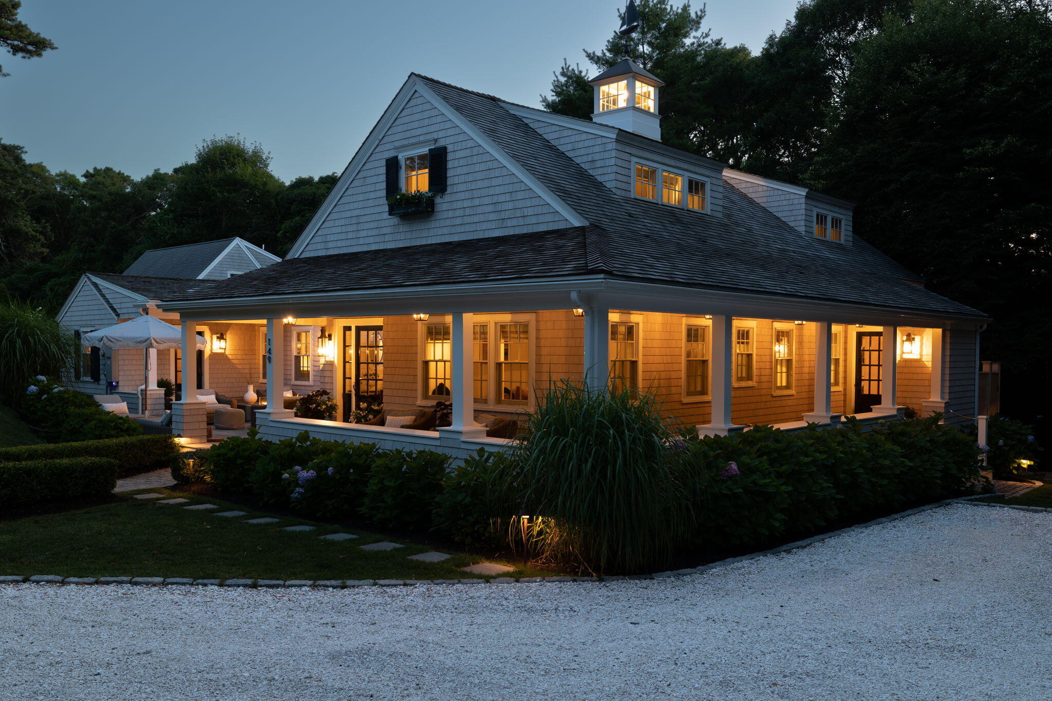 149 Old Stage Road Centerville, MA 02632 - Photo 56 of 69 a front view of house with yard and green space