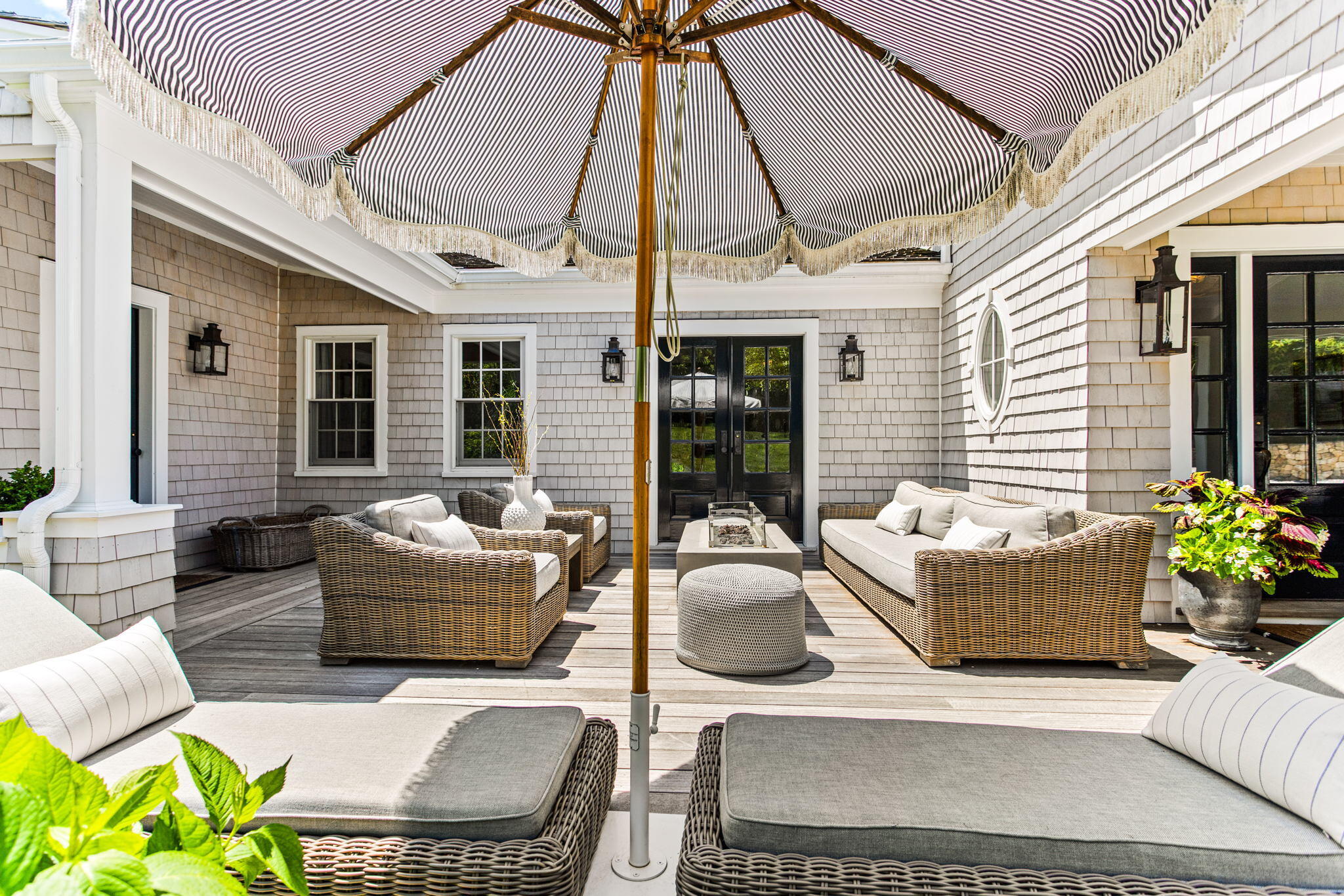 149 Old Stage Road Centerville, MA 02632 - Photo 6 of 69 a view of a patio with couches table and chairs