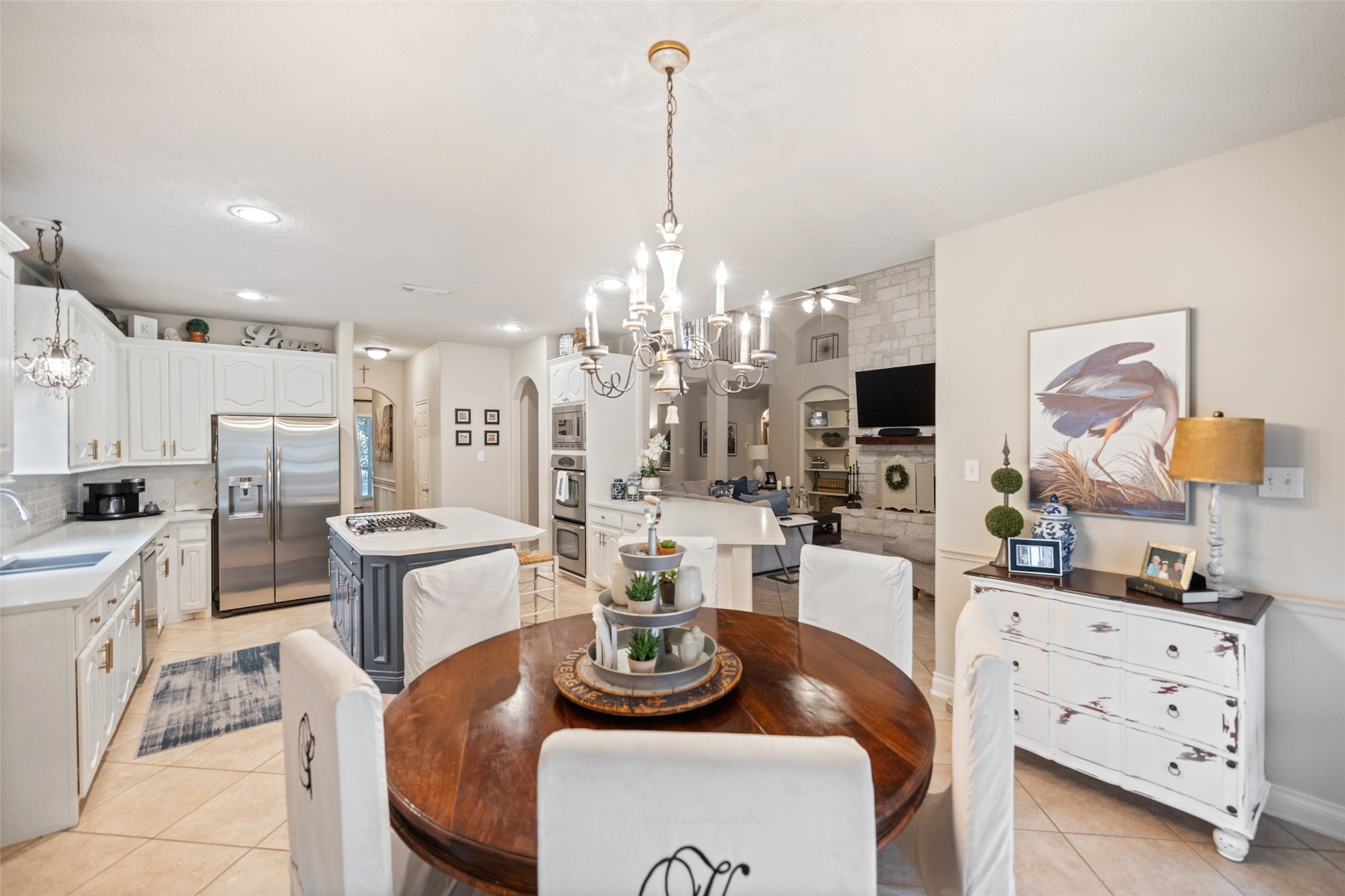 30719 Aldine Westfield Road Spring, TX 77386 - Photo 13 of 35 Breakfast Room and Kitchen
