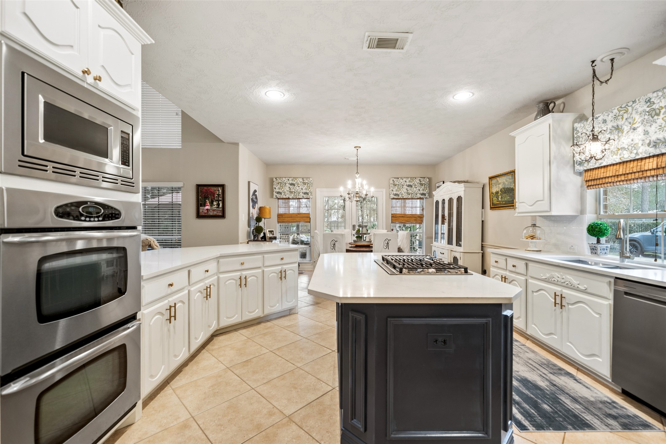 30719 Aldine Westfield Road Spring, TX 77386 - Photo 17 of 35 Kitchen offers Double Ovens and Build-in Microwave