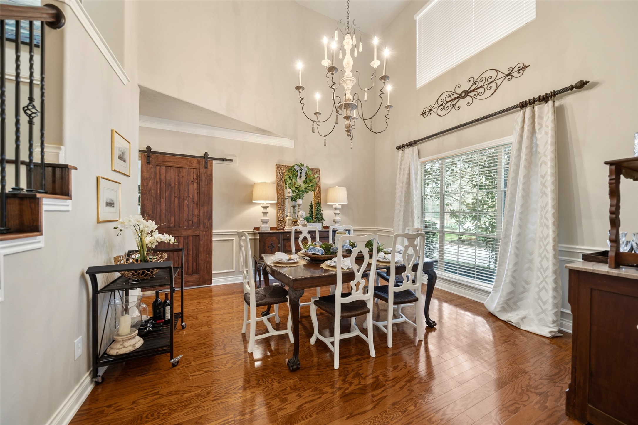 30719 Aldine Westfield Road Spring, TX 77386 - Photo 5 of 35 Dining Room with 2 Story Ceilings