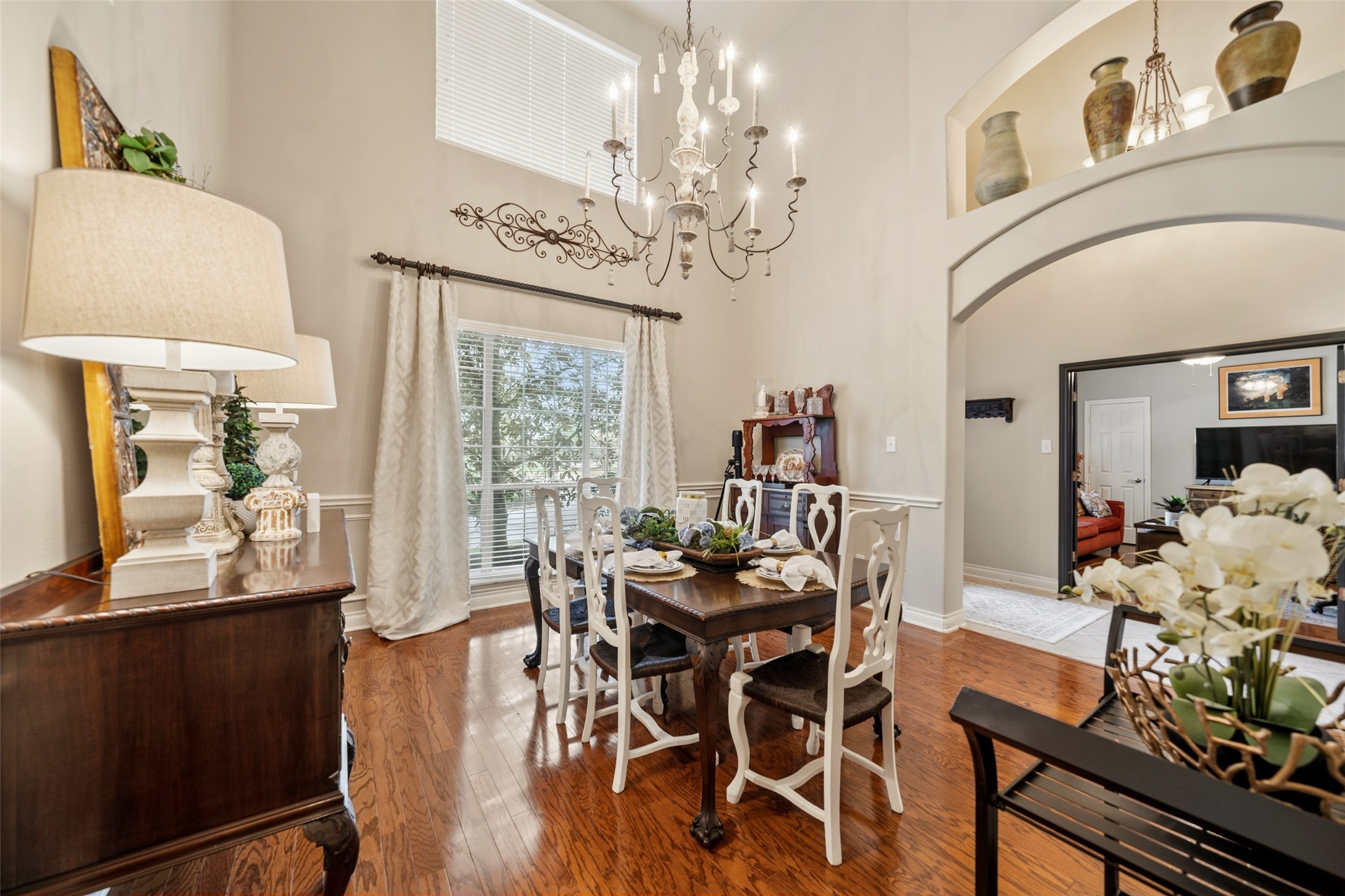 30719 Aldine Westfield Road Spring, TX 77386 - Photo 6 of 35 Dining Room with 2 Story Ceiling