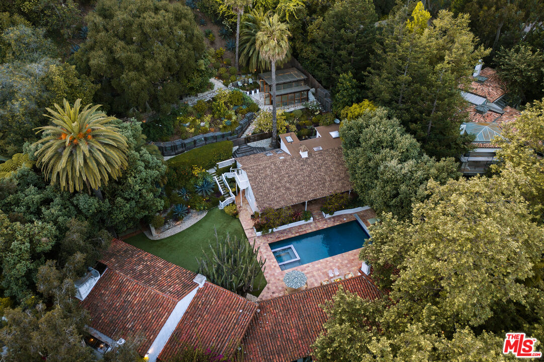 659 East Channel Road Santa Monica, CA 90402 - Photo 22 of 22 an aerial view of a house with a garden