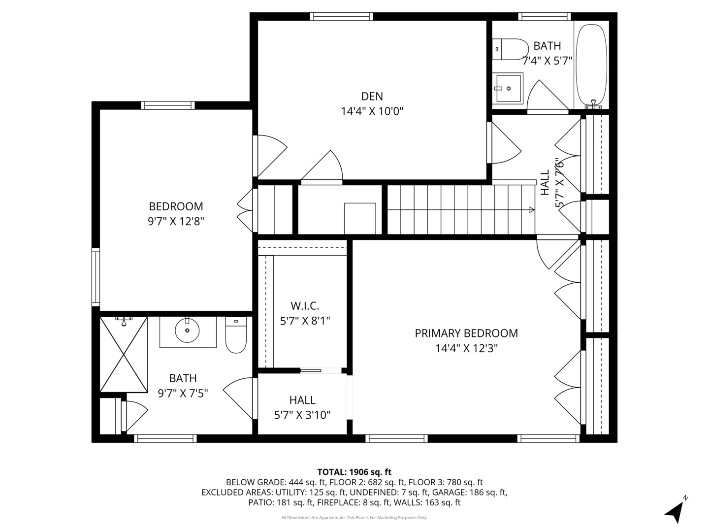 943 Westmoor Road Winnetka, IL 60093 - Photo 24 of 25 a picture of a book and a bed