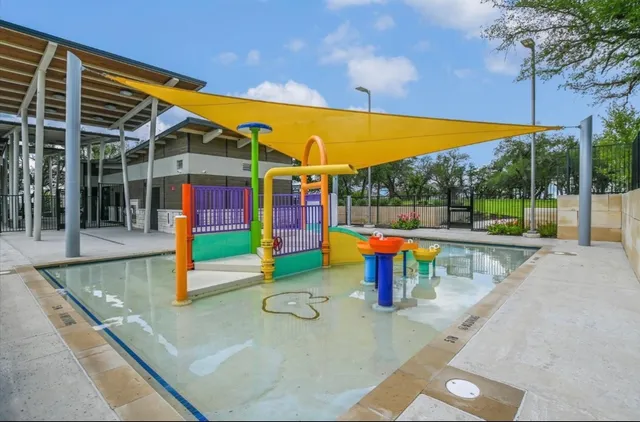 a park with kid zone