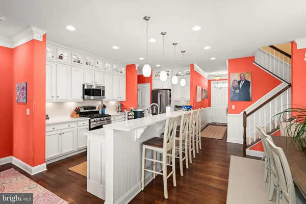 a view of an entryway with staircase