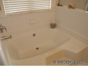 249 Planters Creek Road Fletcher, NC 28732 - Photo 10 of 12 a view of a bath tub sitting in a bathroom