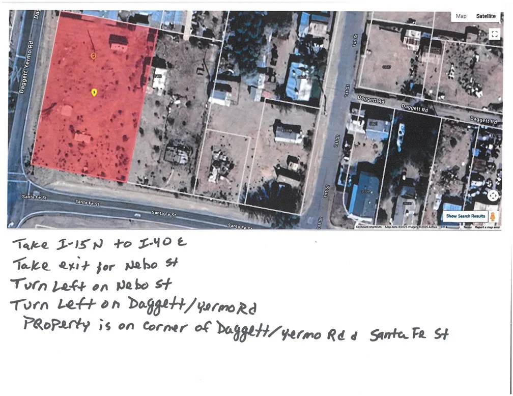 10 Santa Fe Street Daggett, CA 92327 - Photo 6 of 7 a black and white photo of a book