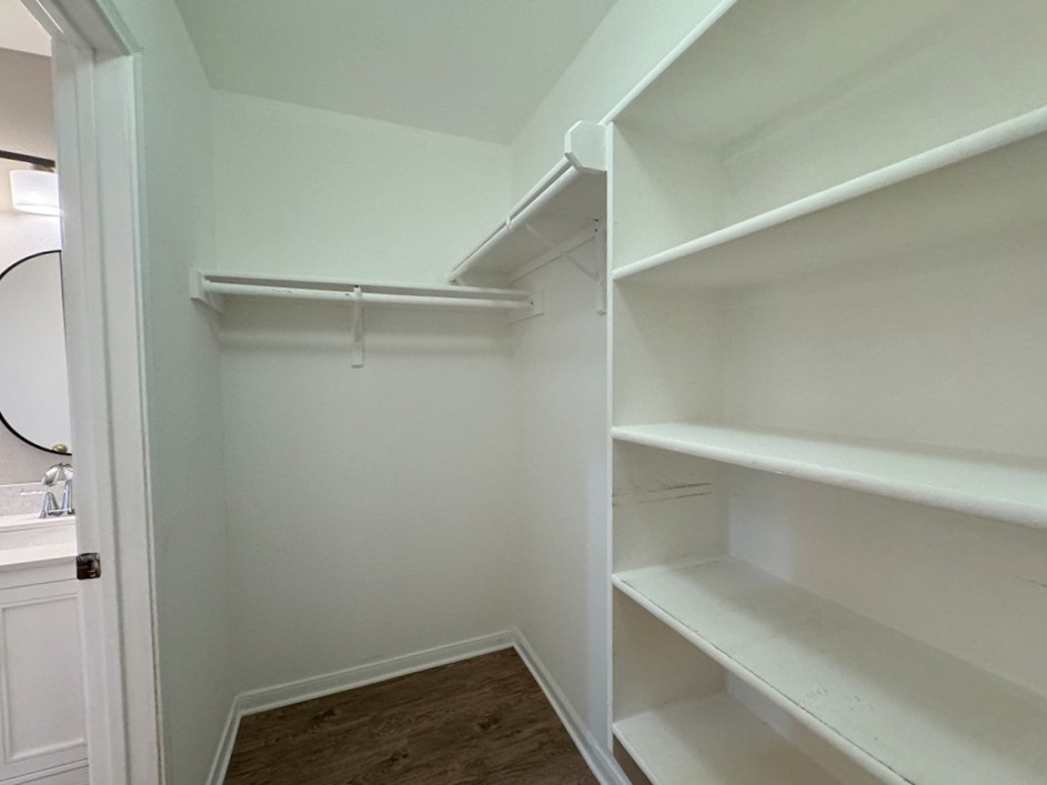 219 Crystal Knoll Boulevard Georgetown, TX 78626 - Photo 14 of 32 a view of an empty walk in closet