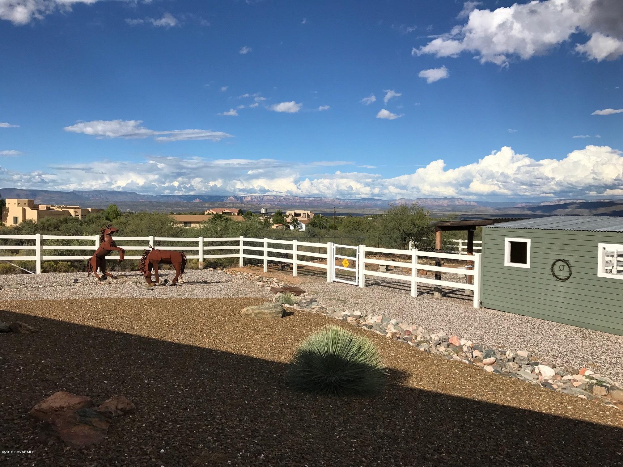 3045 South Blue Ranch Road Cottonwood, AZ 86326 - Photo 10 of 28 Red Rock Views/Horse shelter