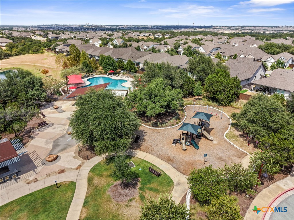 604 Golden Glory Road Leander, TX 78641 - Photo 32 of 35 Aerial view of Bryson’s Backyard amenity center