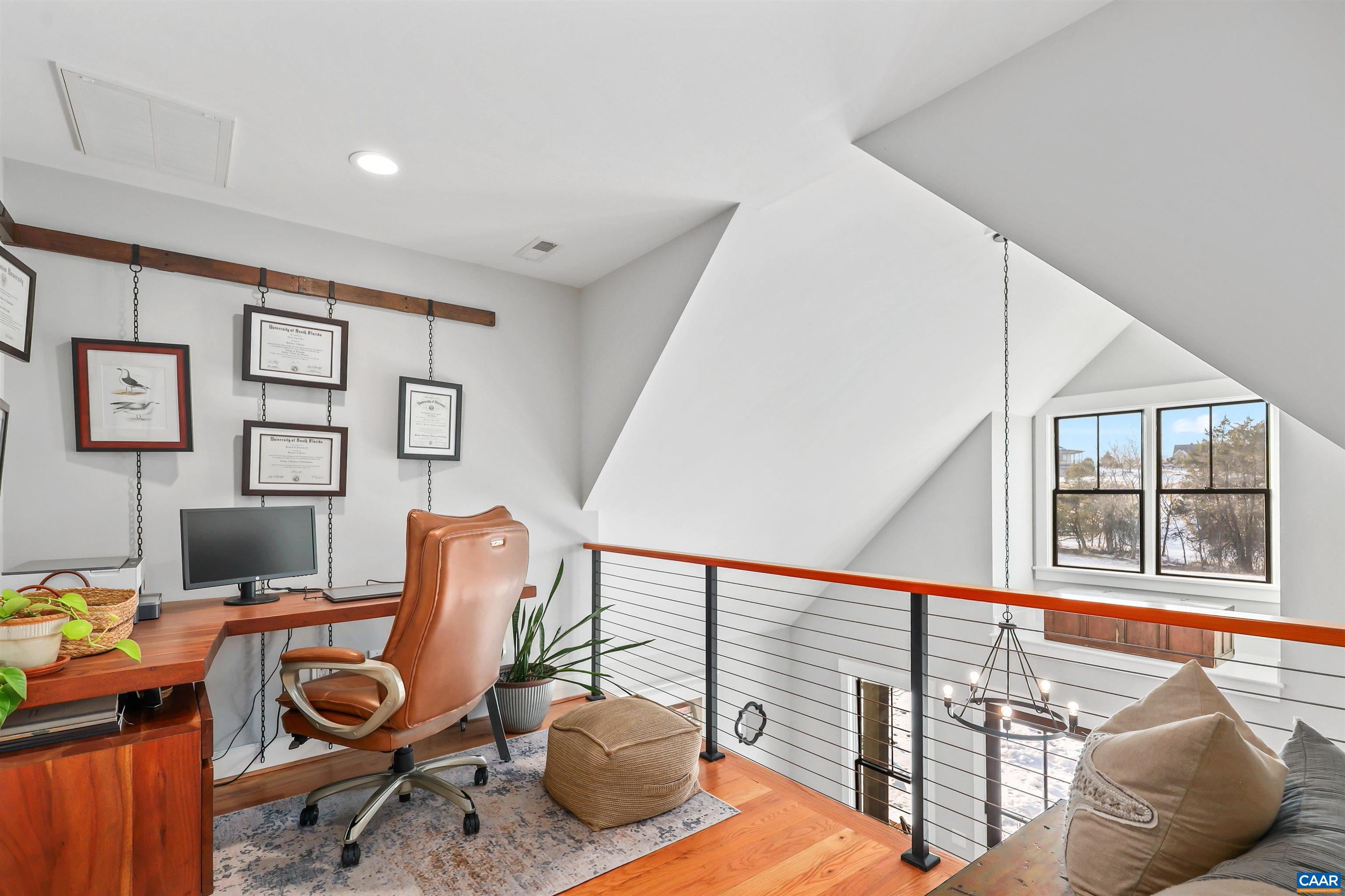 5797 Advance Mills Road Advance Mills, VA 22968 - Photo 37 of 70 a view of workspace with wooden floor windows