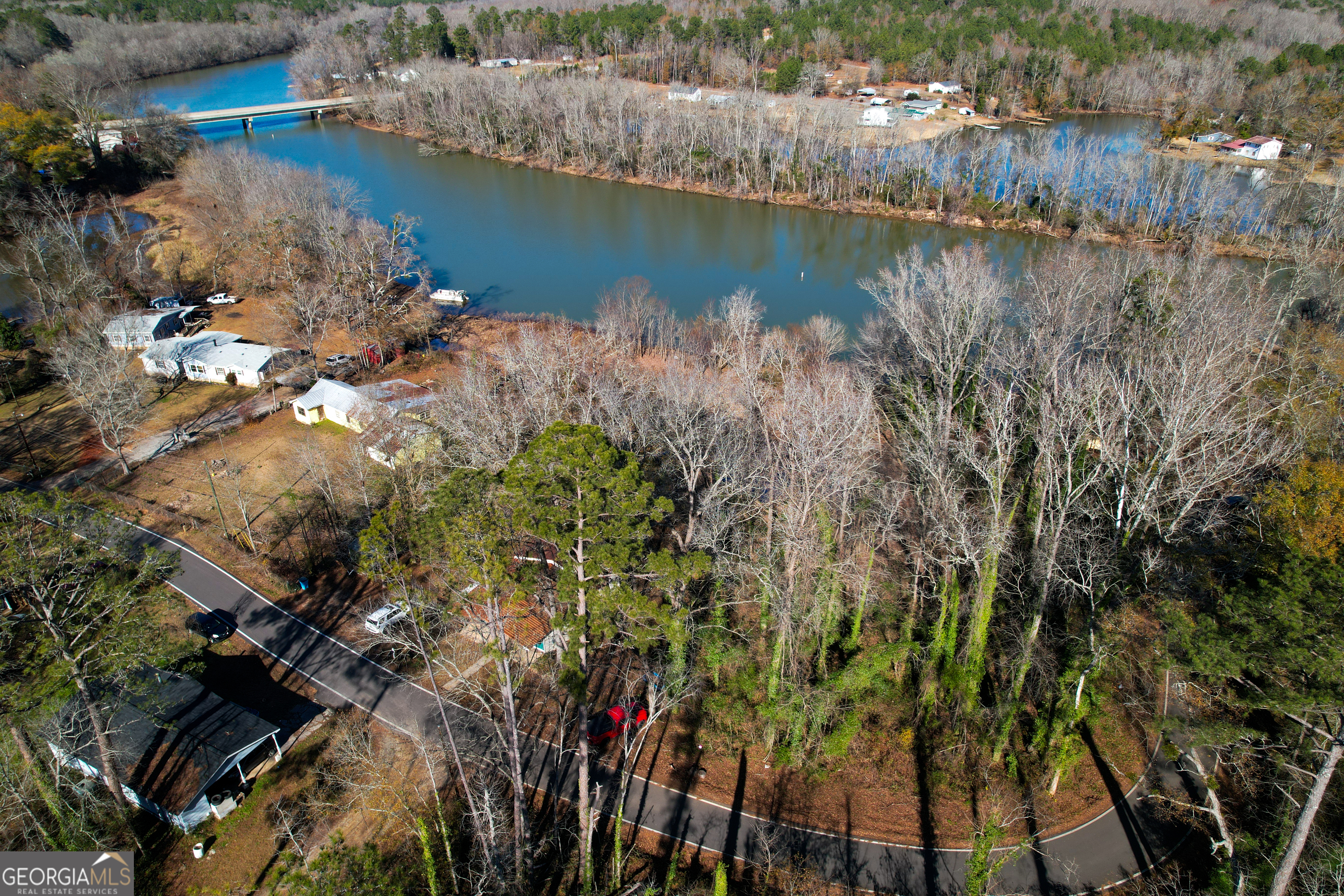 139 Cherokee Drive Jackson, GA 30233 - Photo 31 of 34 an aerial view of a houses with yard
