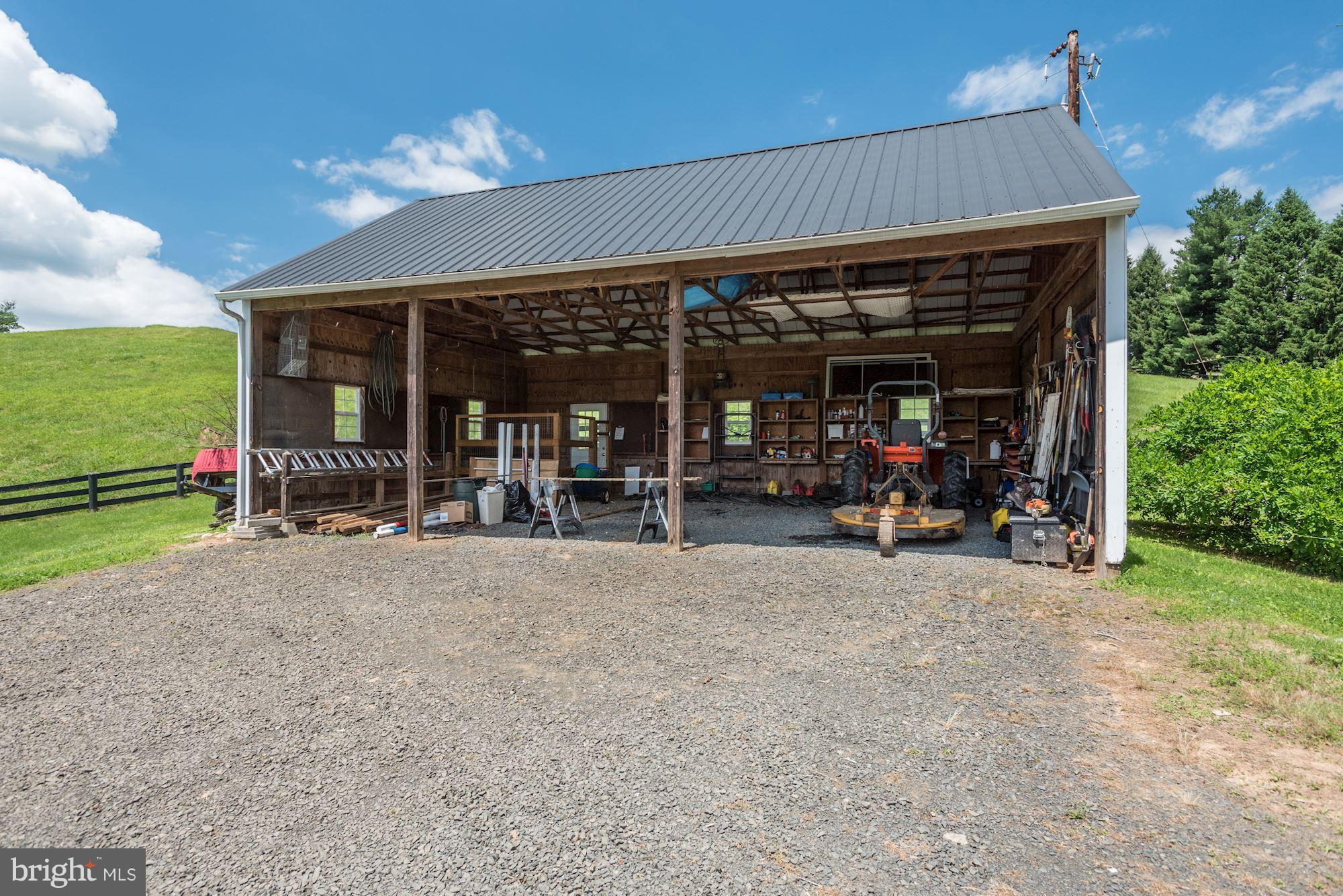 3327 Lost Corner Road Delaplane, VA 20144 - Photo 30 of 30 Large equipment shed has a dog kennel