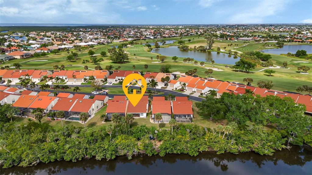 5036 San Rocco Court Punta Gorda, FL 33950 - Photo 13 of 13 an aerial view of residential houses with outdoor space and lake view