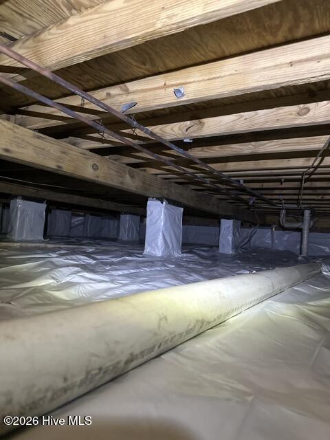 714 San Juan Road New Bern, NC 28560 - Photo 30 of 34 New vapor barrier and treated crawlspace. January 2026