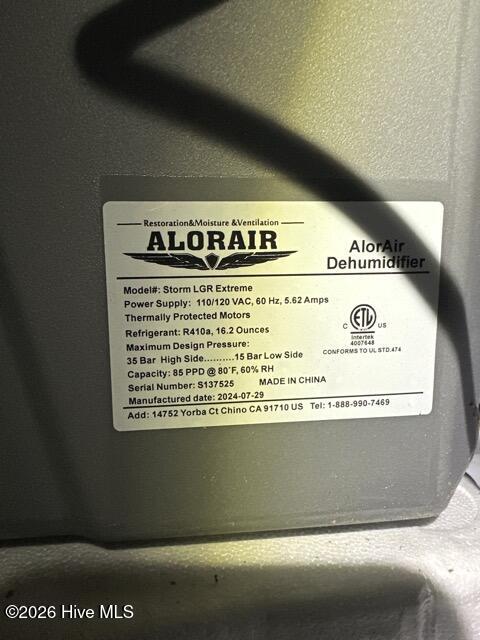 714 San Juan Road New Bern, NC 28560 - Photo 33 of 34 New dehumidifier 2026