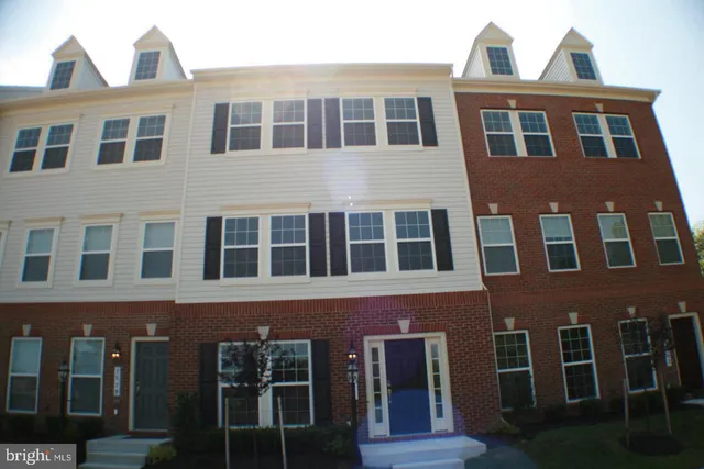 a front view of a building