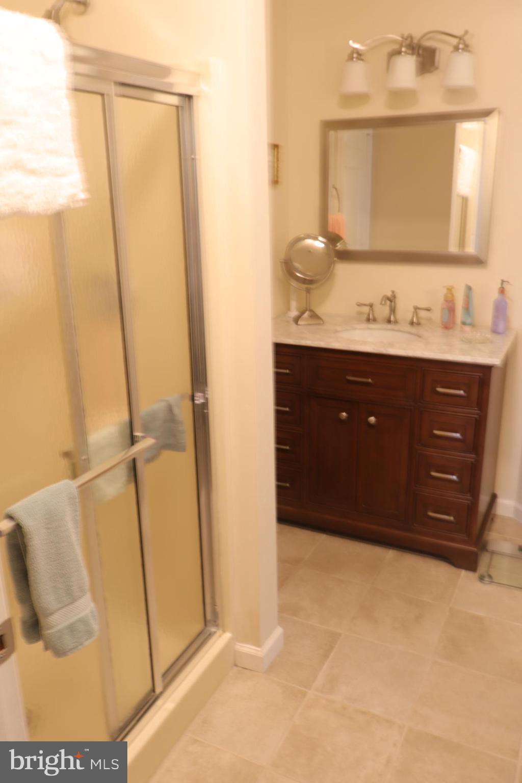 118 Primrose Lane Reading, PA 19610 - Photo 22 of 36 a bathroom with a sink vanity and a mirror