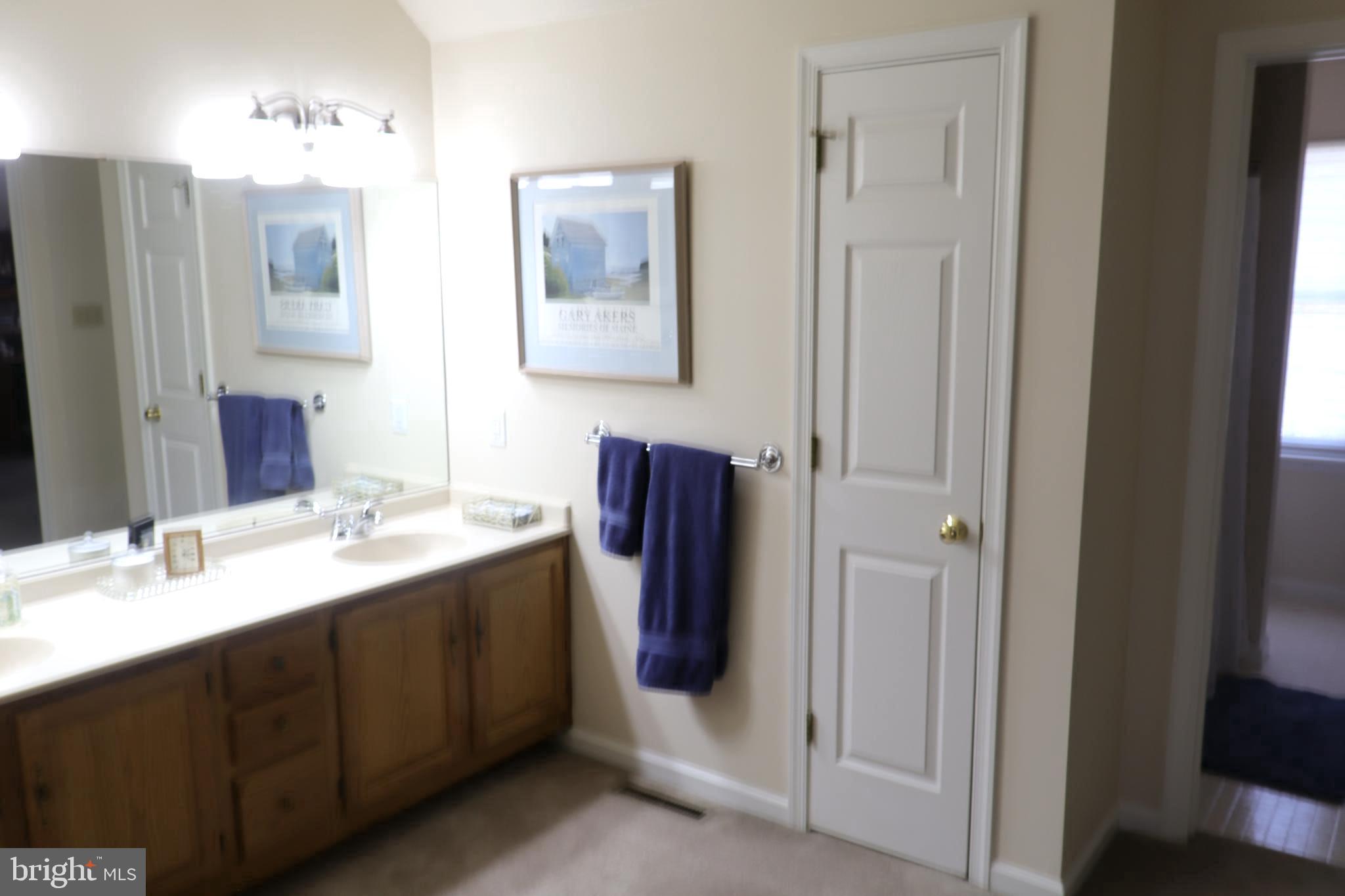 118 Primrose Lane Reading, PA 19610 - Photo 28 of 36 a bathroom with a double vanity sink and mirror