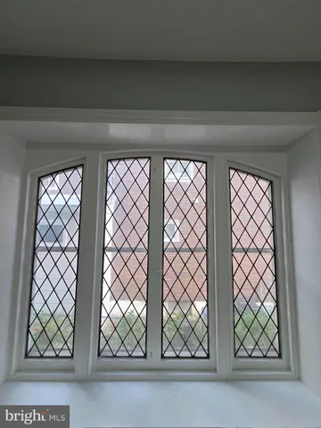 a view of front door and window