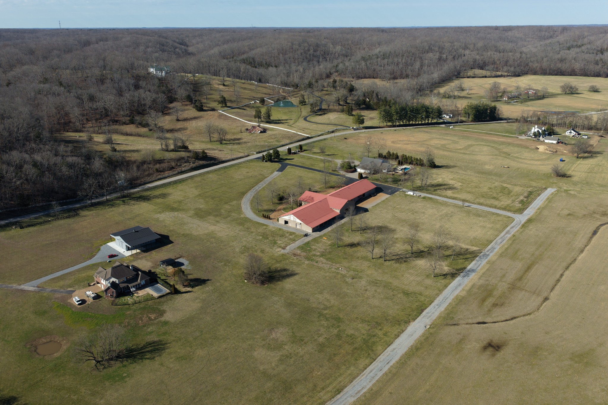 0 Old Harding Road Franklin, TN 37064 - Photo 13 of 28 an aerial view of a house with a yard